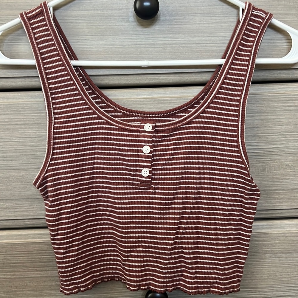 American Eagle Cropped Tank Top
